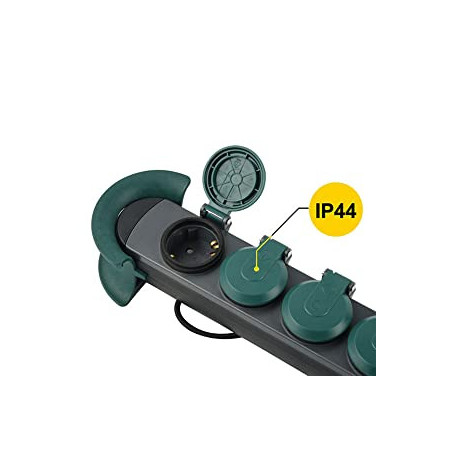 IP44 PRO Line PDUs with cable reel, 4 Schuko sockets, 16 A plug, 4m cable