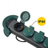 IP44 PRO Line PDUs mit Kabeltrommel, 4 Schuko-Buchsen, 16-A-Stecker, 4 m Kabel