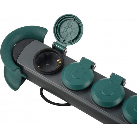 IP44 PRO Line PDUs mit Kabeltrommel, 4 Schuko-Buchsen, 16-A-Stecker, 4 m Kabel