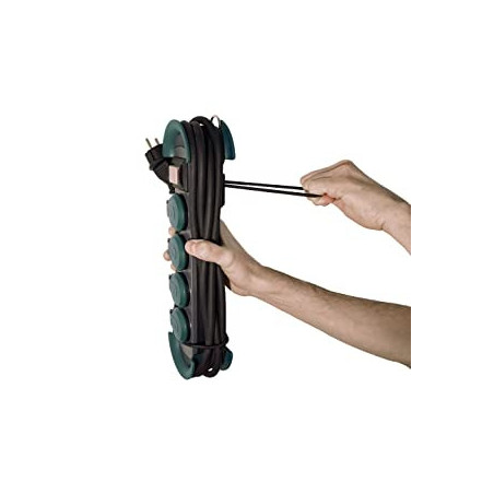IP44 PRO Line PDUs mit Kabeltrommel, 4 Schuko-Buchsen, 16-A-Stecker, 4 m Kabel