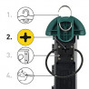 IP44 PRO Line PDUs mit Kabeltrommel, 4 Schuko-Buchsen, 16-A-Stecker, 4 m Kabel