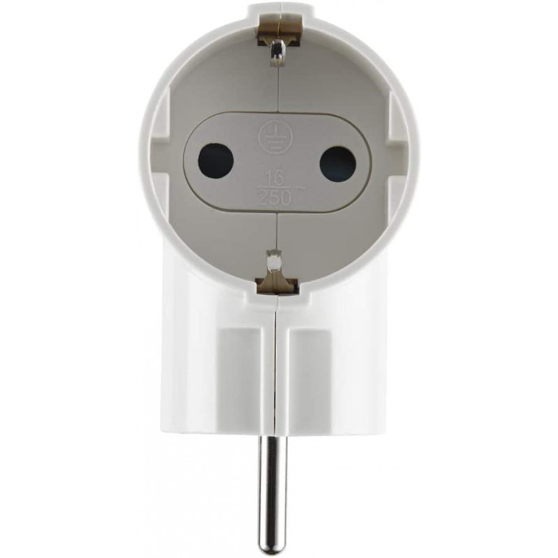 Adattatore singolo schuko 2P+T 16A presa 10/16A bianco Master | ELECTRA RM