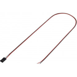 50 cm Kabel mit Buchsenstecker insgesamt Pole: 3 Teilung: 2,54 mm