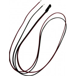 Câble de 50 cm avec connecteur à bande femelle total de pôles: 2 pas: 2,54 mm