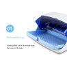 Caja esterilizadora UV Objetos de desinfección con ozono virus bacterias 220V