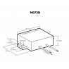 Allarme antifurto ad inclinazione per motociclette scooter biciclette 0-12-25V