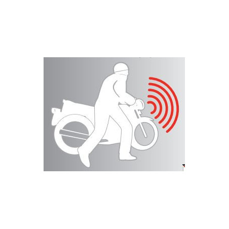 Allarme antifurto ad inclinazione per motociclette scooter biciclette 0-12-25V