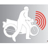 Allarme antifurto ad inclinazione per motociclette scooter biciclette 0-12-25V