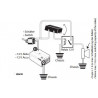 Neigungs-Diebstahlalarm für Motorroller Motorroller Fahrräder 0-12-25V