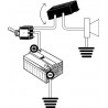 Neigungs-Diebstahlalarm für Motorroller Motorroller Fahrräder 0-12-25V
