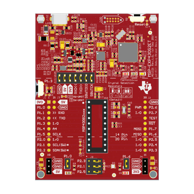 Texas Instruments Socket Programmer Texas Instruments MSP-EXP430G2ET Programmer + MCU Embedded Development KIT