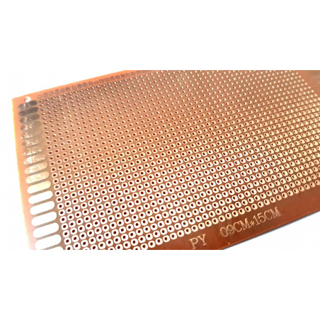 Millefori PCB prototipos universales 9x15cm baquelita de cobre de un solo lado