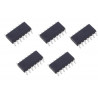 5 x CD40106BM TEXAS INSTRUMENTS 6 Schmitt SO14 SMD triggers