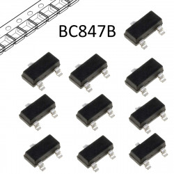 10 PIECES BC847B.215 NEXPERIA Bipolar NPN transistor SOT23 45V 0,1A in tape