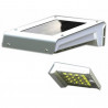Lámpara de pared exterior LED solar inteligente con sensor de movimiento