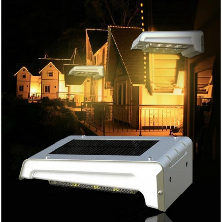Smart Solar LED Außenwandleuchte mit Bewegungssensor