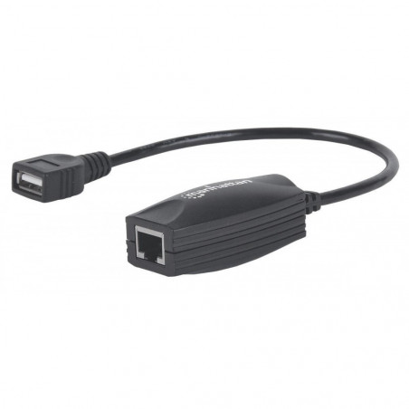 USB Line Extender on Cat 5E cable for USB devices that can be connected up to 60 m