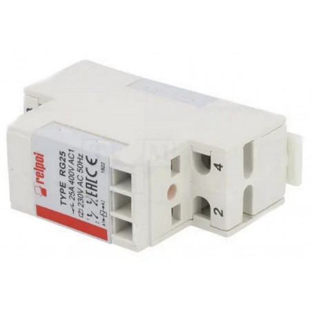 Modulo relè DPST-NO 25A 400V AC DC bobina 230V AC modulo barra DIN