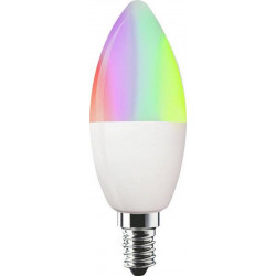 SH 320 Swisstone Smart Home RGB WiFi LED-Lampe 4,5 W E14 Alexa, Google Home