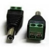 Standard-DC-Steckeradapter mit 2 Schraubklemmen