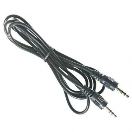Conector de audio estéreo de 3,5 mm macho / cable macho de 0,6 m