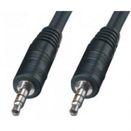 Conector de audio estéreo de 3,5 mm macho / cable macho de 0,6 m