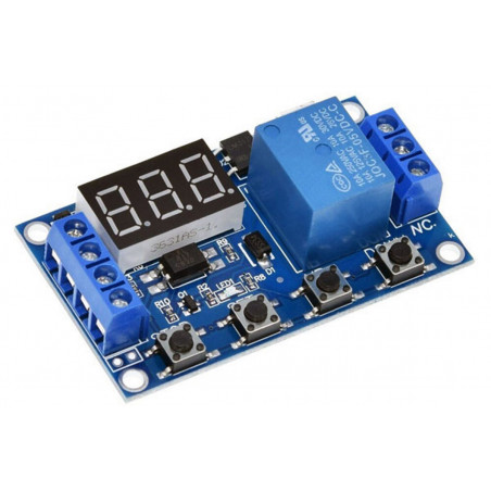 MONTIERTER Timer von 0,1 Sekunden bis 999 Minuten mit Trigger und Micro-USB