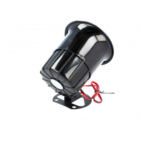 Transductor de sonido de 1 tono sirena dinámica 1300mA 12VDC 118dB