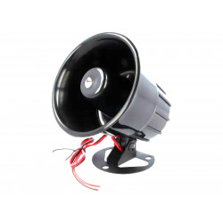 1 tone sound transducer dynamic siren 1300mA 12VDC 118dB