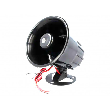 1 tone sound transducer dynamic siren 1300mA 12VDC 118dB