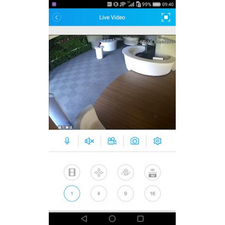 Caméra IP PTZ WiFi LAN HD Day Night Light 1080p Smart T2 Google Home Alexa