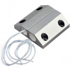 Contact de capteur magnétique pour ouvre-porte ou fenêtre métallique. 4 cm