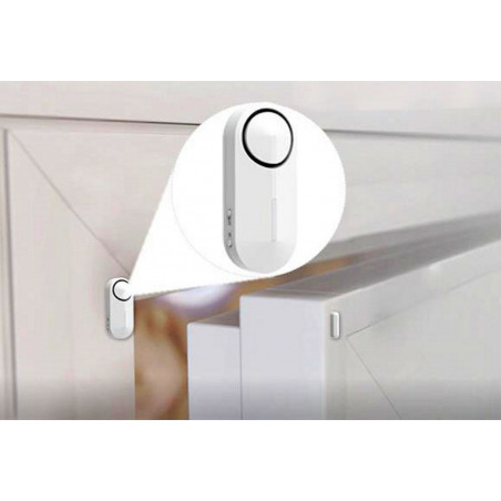 Wireless door and window bell siren alarm with remote control