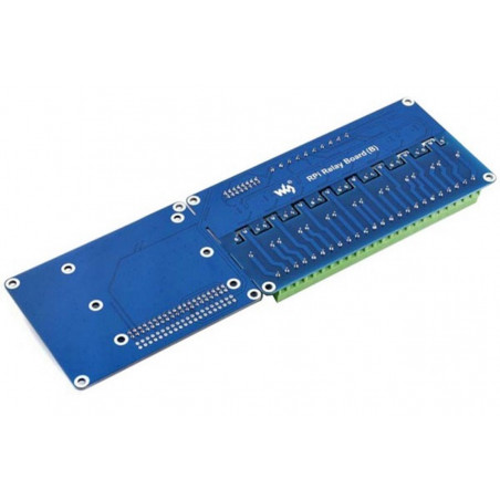 8 relais SPDT 5A 250V rail DIN isolé optiquement pour Raspberry Pi et compatible