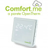 Wired weekly WiFi chronothermostat Comfort.me smartphone APP