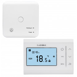 Kit crono termostato settimanale wireless da parete WMTE-110 e centralina