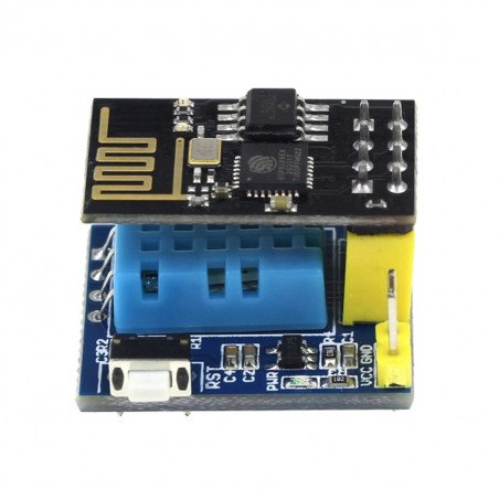 ESP8266 modulo transceiver WiFi + sensore di temperatura e umidità DHT11
