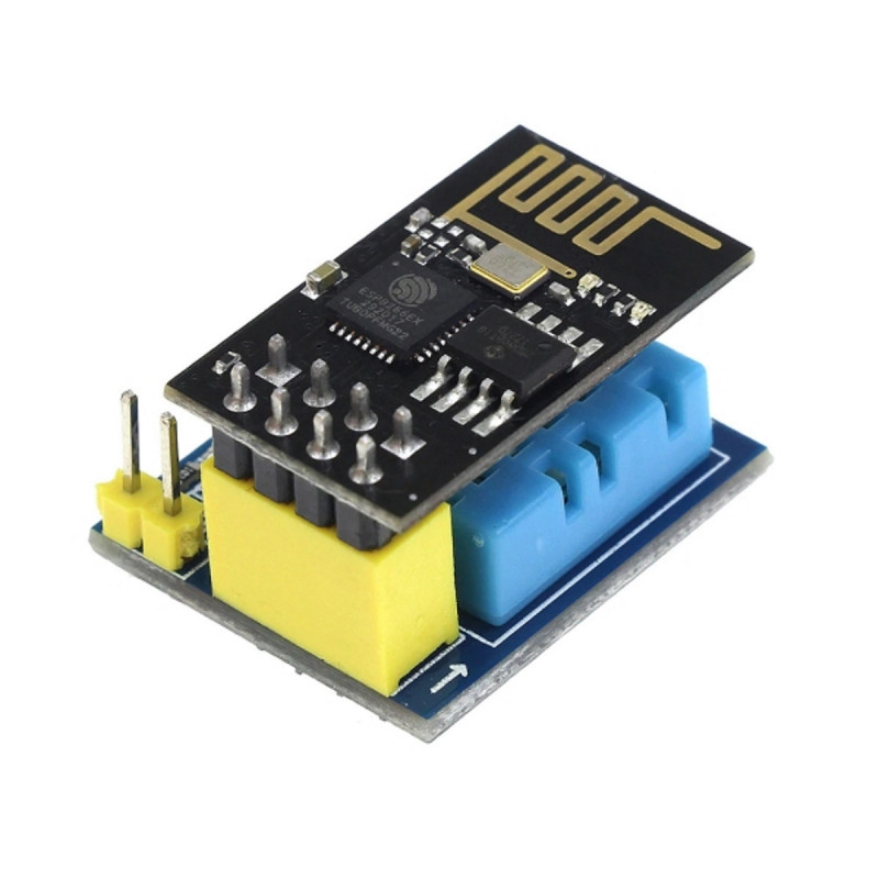 ESP8266 modulo transceiver WiFi + sensore di temperatura e umidità
