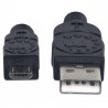 Cable USB 2.0 A macho / Micro B macho 1.8m Negro