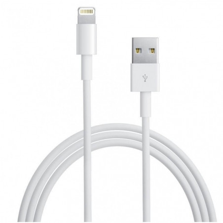 Cable Lightning a USB2.0 8p blanco 1m para iPhone iPad iPod