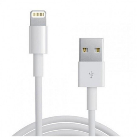 Cable Lightning a USB2.0 8p blanco 1m para iPhone iPad iPod