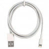 Cable Lightning a USB2.0 8p blanco 1m para iPhone iPad iPod