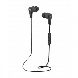 Auriculares de audio estéreo Bluetooth con micrófono negro EPBT219BK