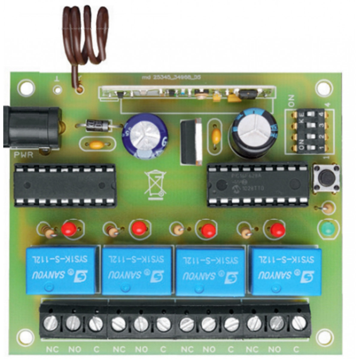 Telecomando Smart Mini 3 pulsanti 433 Mhz con coperchio posteriore per  batteria – AT Service Group