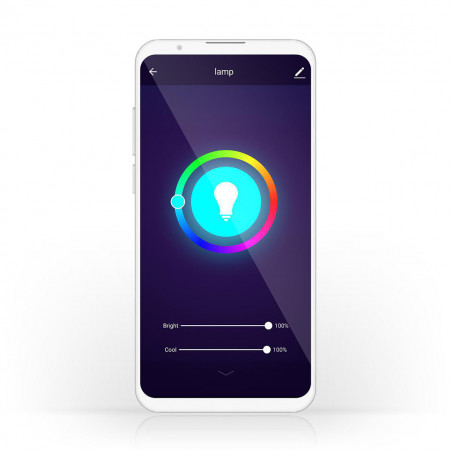 Multicolour RGBW SmartLife WiFi Light Bulb Android iOS App Alexa Google Home