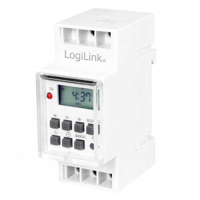 230V Daily and Weekly Digital Timer for DIN Rail Mounting