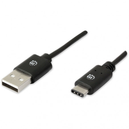 HiSpeed USB A-Stecker / USB-C-Stecker 0,5 m schwarz