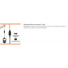 3G1.5 electric extension cable with 10 M anti-detachment Electralock locking mechanism