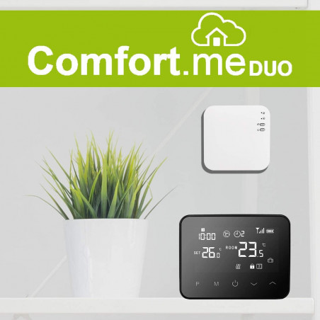 Comfort.me DUO Smart Wireless Wi-Fi NA NC chronothermostat for all boilers