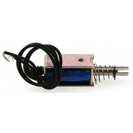 Solenoide de tracción 12 VDC - Carrera 10 mm